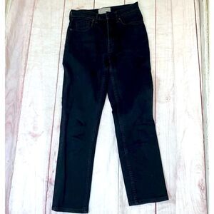 Everlane | Women's | High Rise | Straight | Ankle | Jeans | Black | Size 25